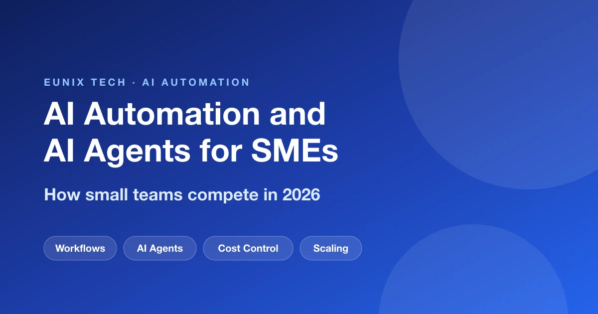 AI Automation and AI Agents: The Game-Changer SMEs Need in 2026