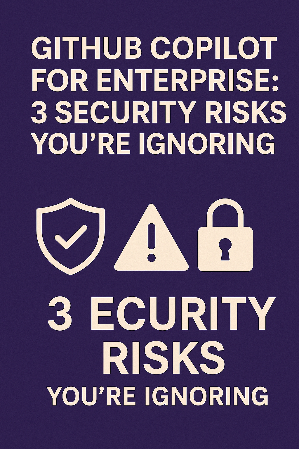GitHub Copilot for Enterprise: 3 Security Risks You're Ignoring